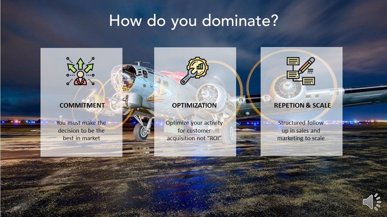 Dominate Your Market: Why being less competitive results in greater profits, larger market share, and a happier world | The Aviation Agency